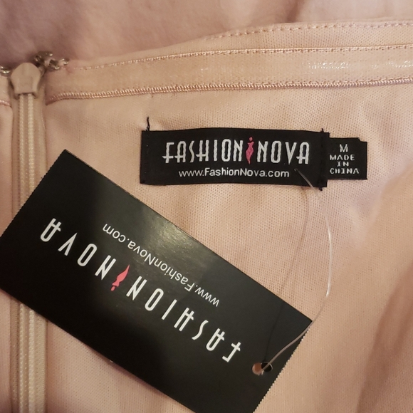 FASHION NOVA Mauve Still Falling For You Dress NEW - Picture 7 of 13